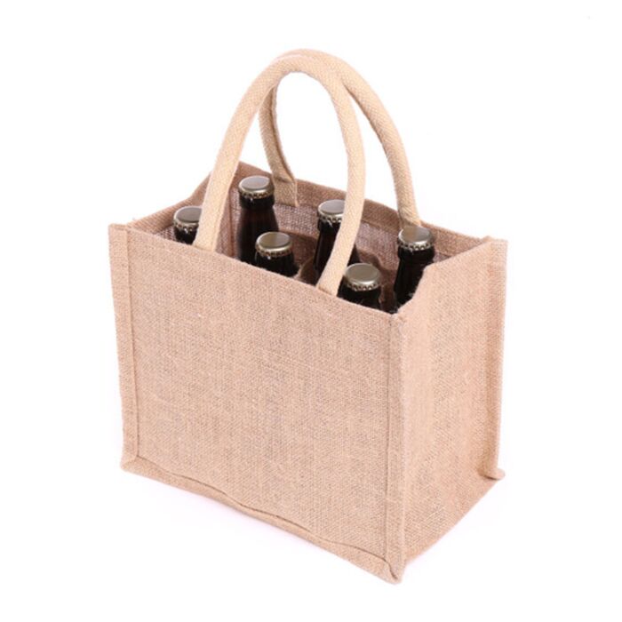 Beer Bottle Jute Bags Thumbnail