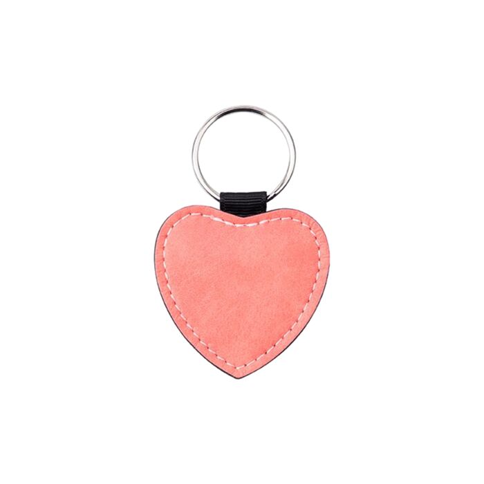 PU Leather Effect Heart Key Ring Thumbnail
