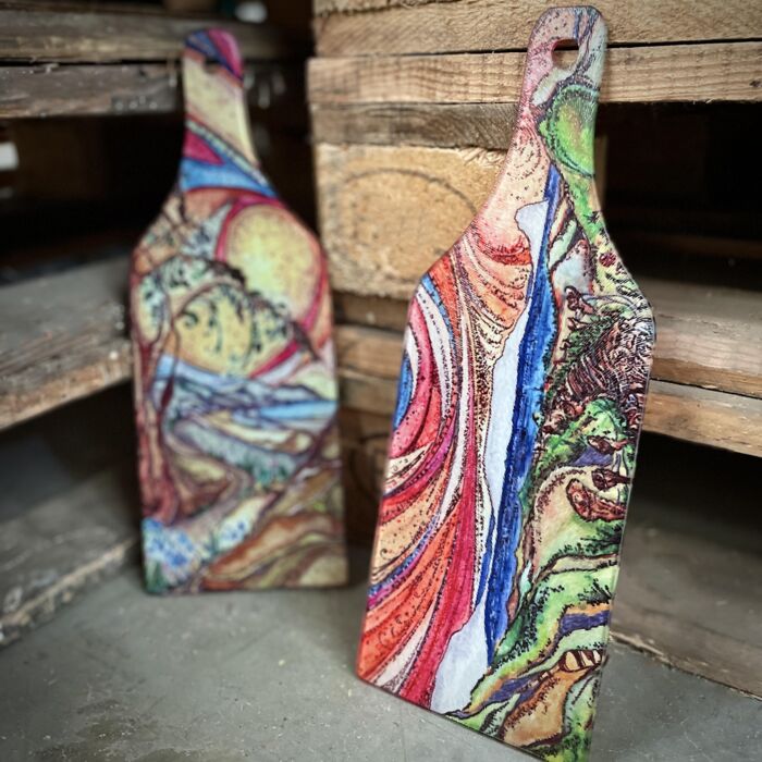 Bottle Shape Chopping Board  Thumbnail