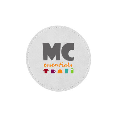 Leather Effect Round Coaster Thumbnail