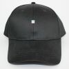 Black Baseball Cap Velcro Strap Thumbnail